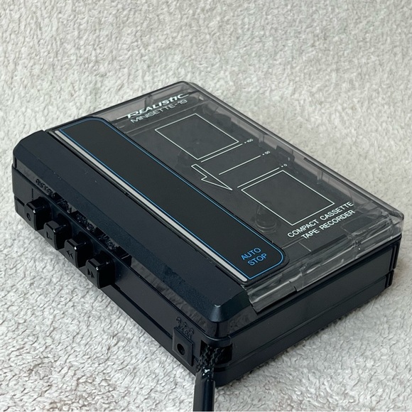 Vintage 90s Realistic Personal Cassette Tape Player-WORKS-Minisette 19-Vtg-Retro - Picture 7 of 7